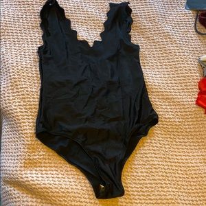 Never Worn Black One Piece Bathing Suit